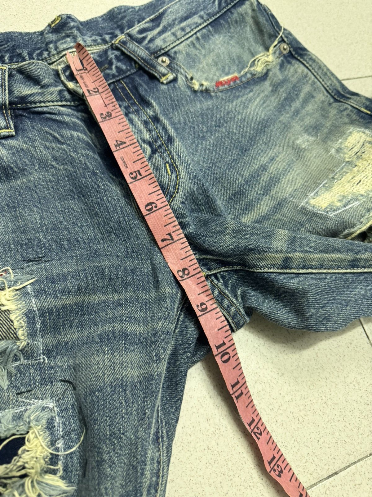 Hysteric Glamour HYSTERIC GLAMOUR DESTROYED JEANS SIZE 30 Size US 30 / EU 46 - 11 Thumbnail