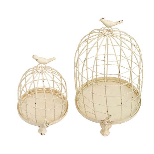 Designer × Homemade S/2 Stella Decorative Birdcages With Bird Finial Size US L / EU 52-54 / 3 - 6 Thumbnail