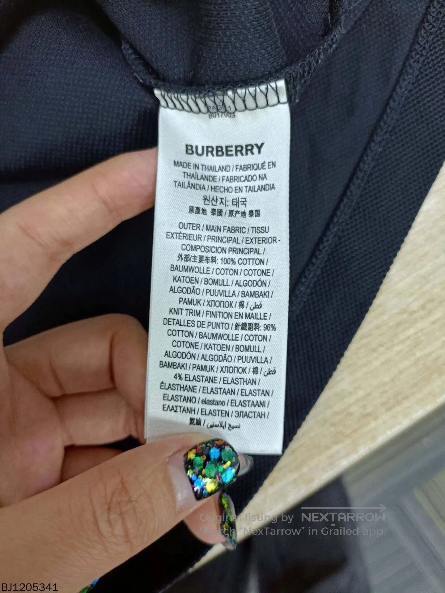 Burberry burberry short-sleeve embroidered polo shirt. Size US M / EU 48-50 / 2 - 8 Thumbnail