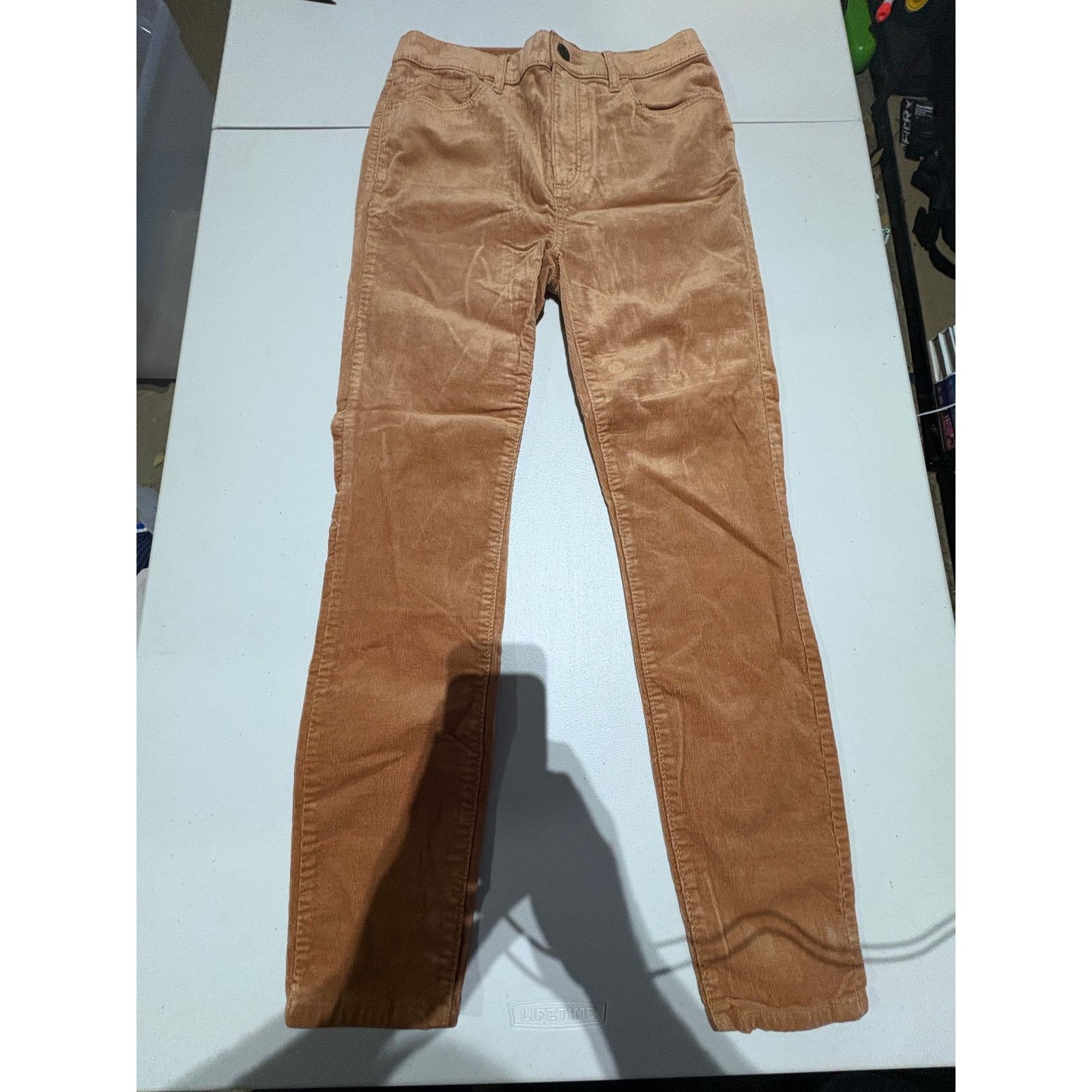 Loft LOFT Women’s Corduroy Pants Size 27 4 Tan Brown Slim Fit Size 27" / US 4 / IT 40 - 2 Thumbnail