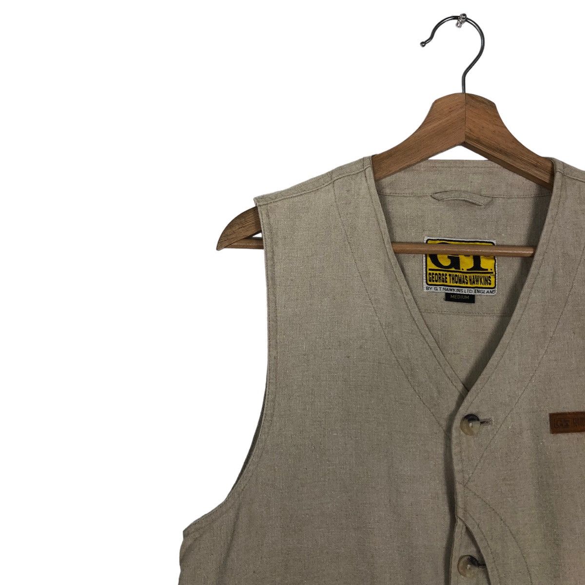 Japanese Brand 🔥Vintage Utility Vest Cargo Multi Pocket GT Thomas Hawkins Size US M / EU 48-50 / 2 - 7 Thumbnail