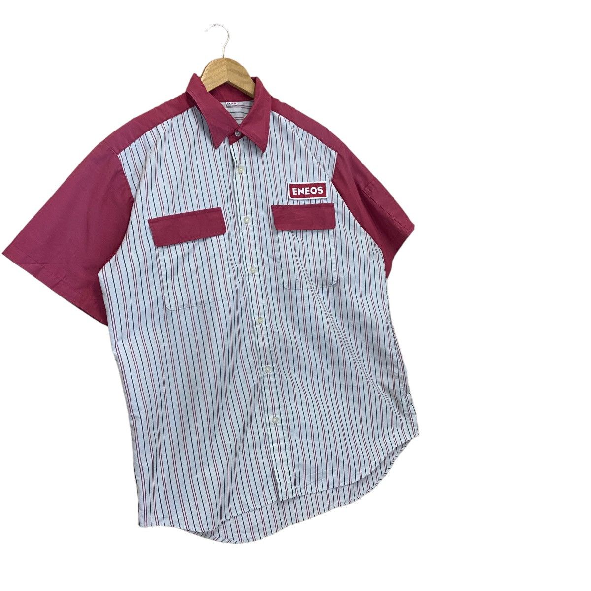 Vintage Eneos Work Shirt Size US XL / EU 56 / 4 - 2 Thumbnail