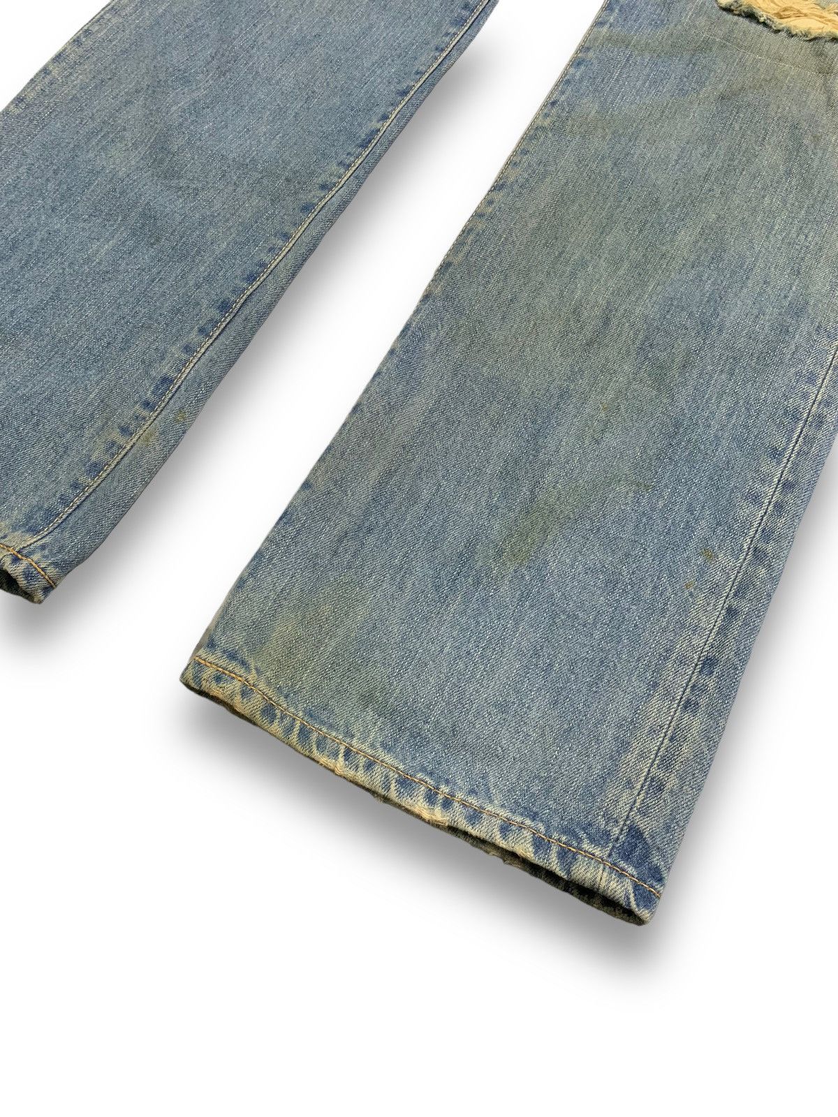 Vintage Japanese Brand Mud Wash Distressed Grunge Jeans