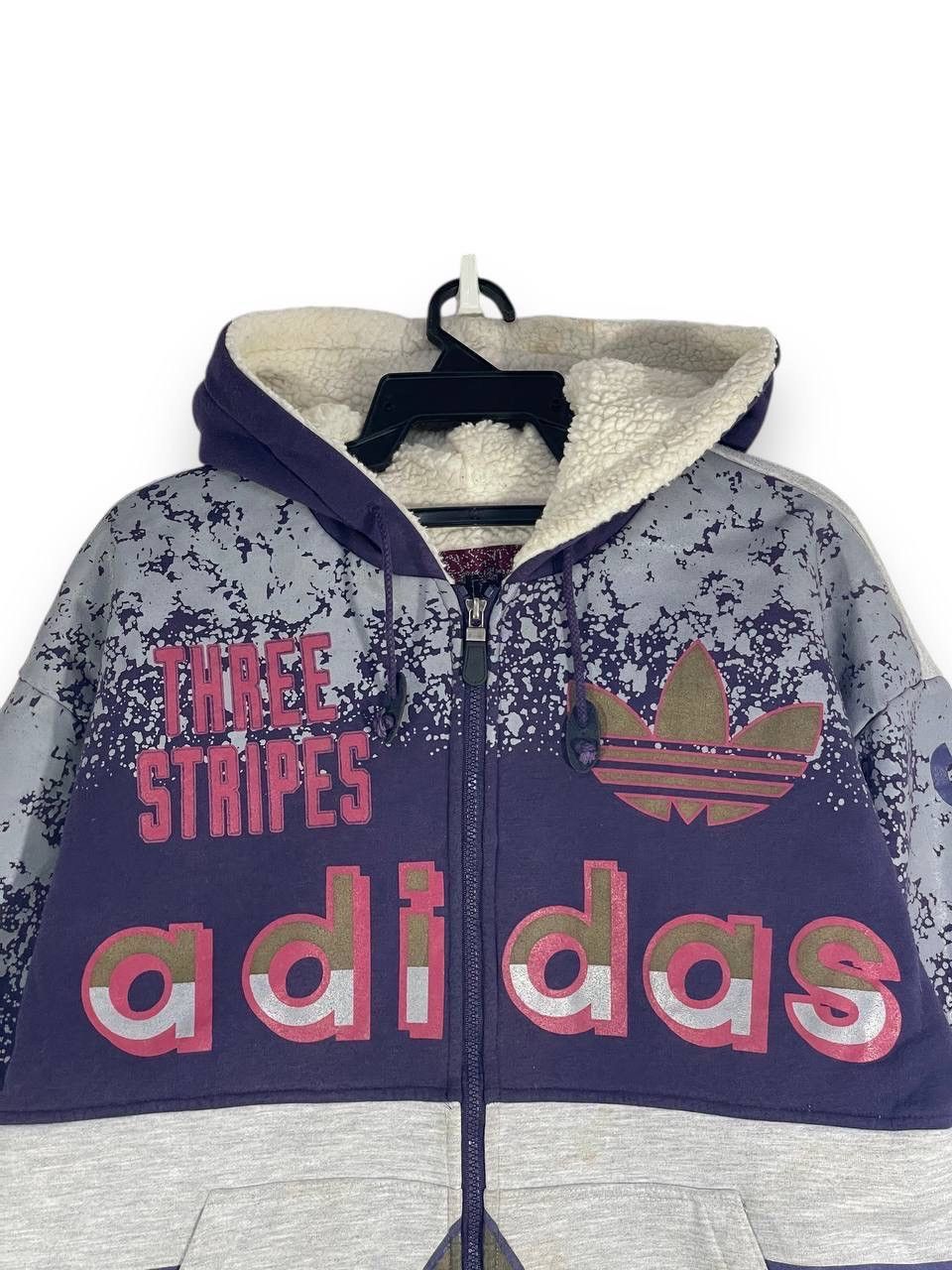 Adidas Vintage adidas big logo hip hop style Size US M / EU 48-50 / 2 - 2 Thumbnail