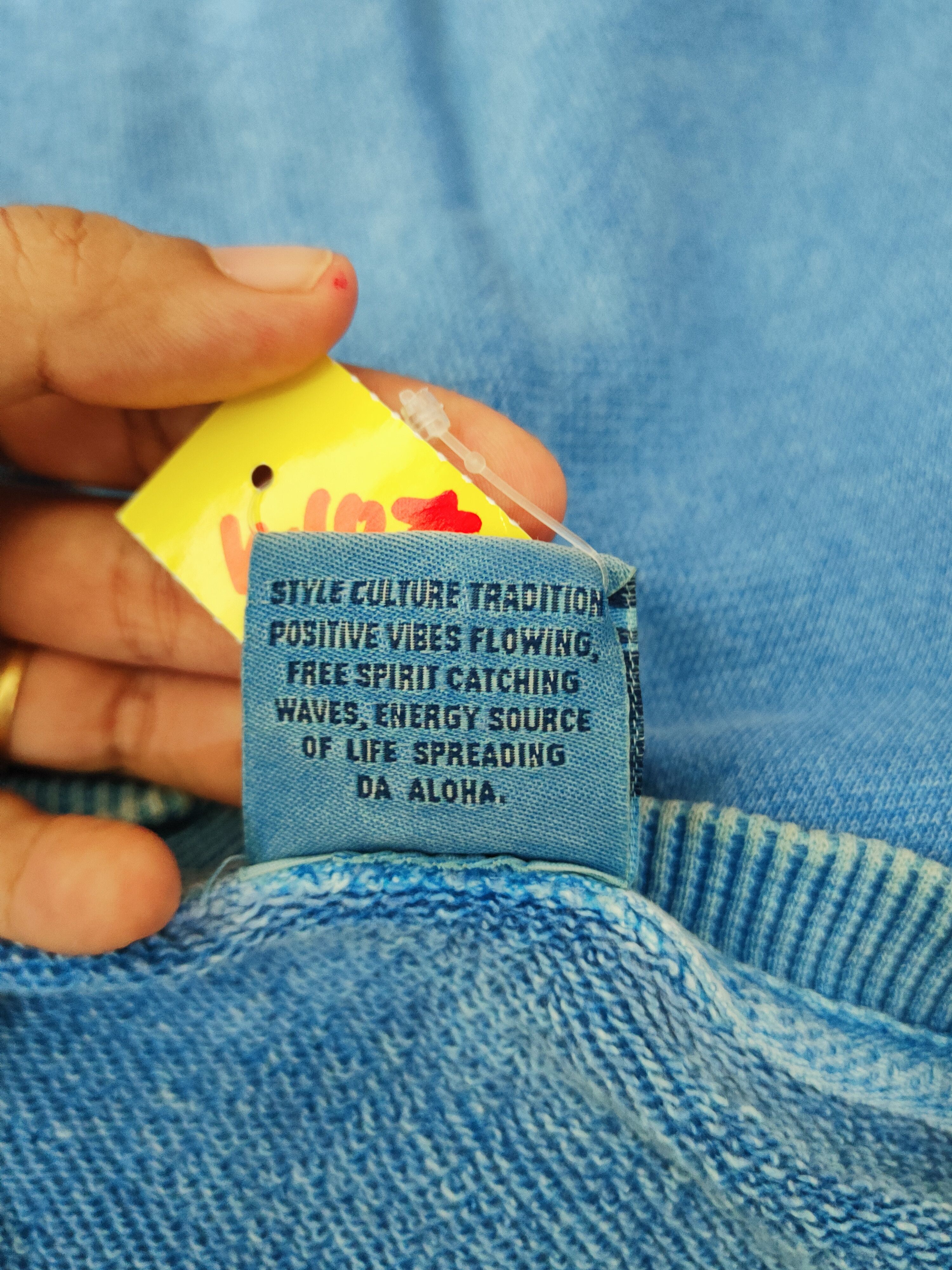 Japanese Brand Piko surfing Blue vintage Sweatshirts #W187 Size US L / EU 52-54 / 3 - 6 Thumbnail