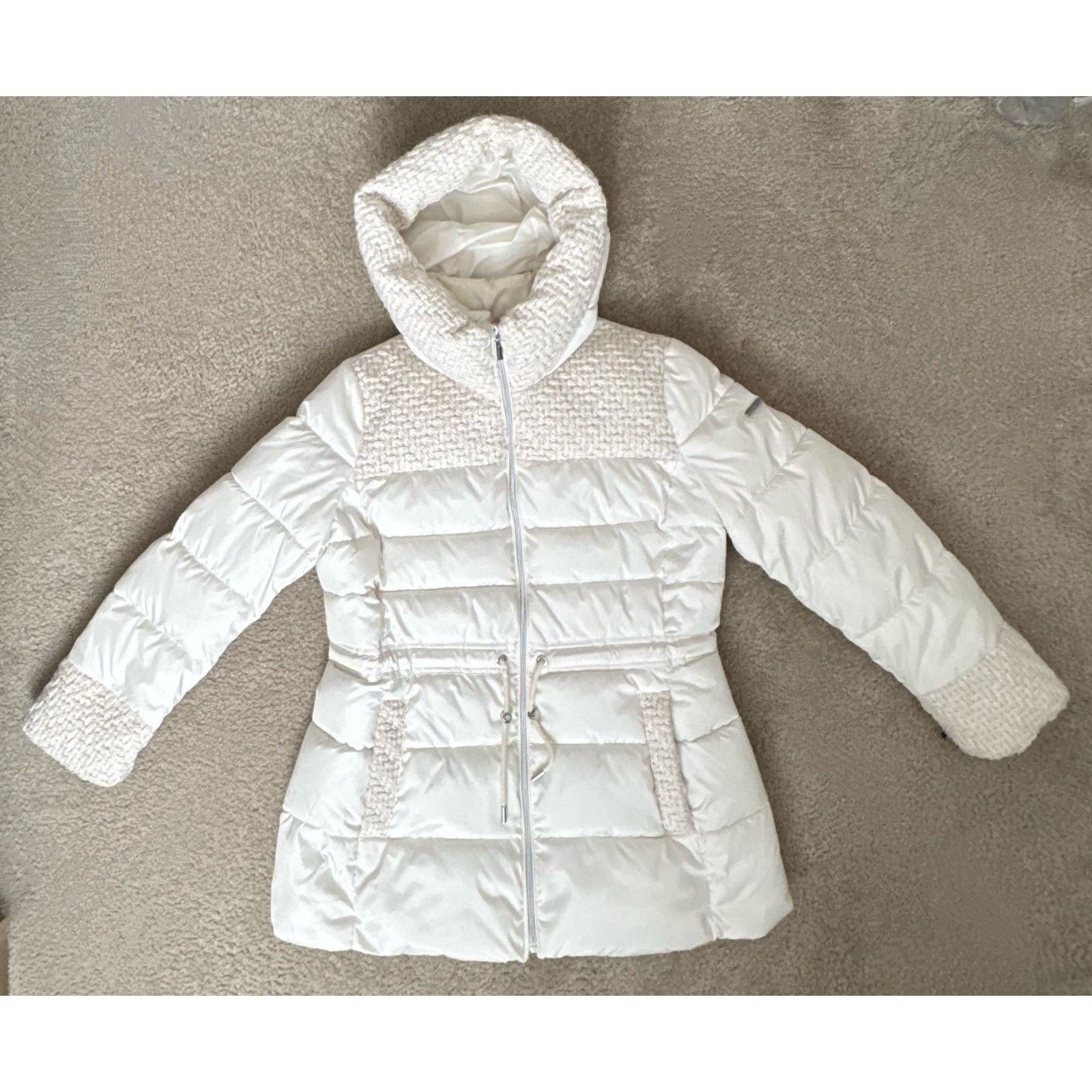 Laundry by Shelli Segal Laundry Shelli Segal Angora Hoodi Chunky Anorak Coat Med New Size M / US 6-8 / IT 42-44 - 1 Thumbnail