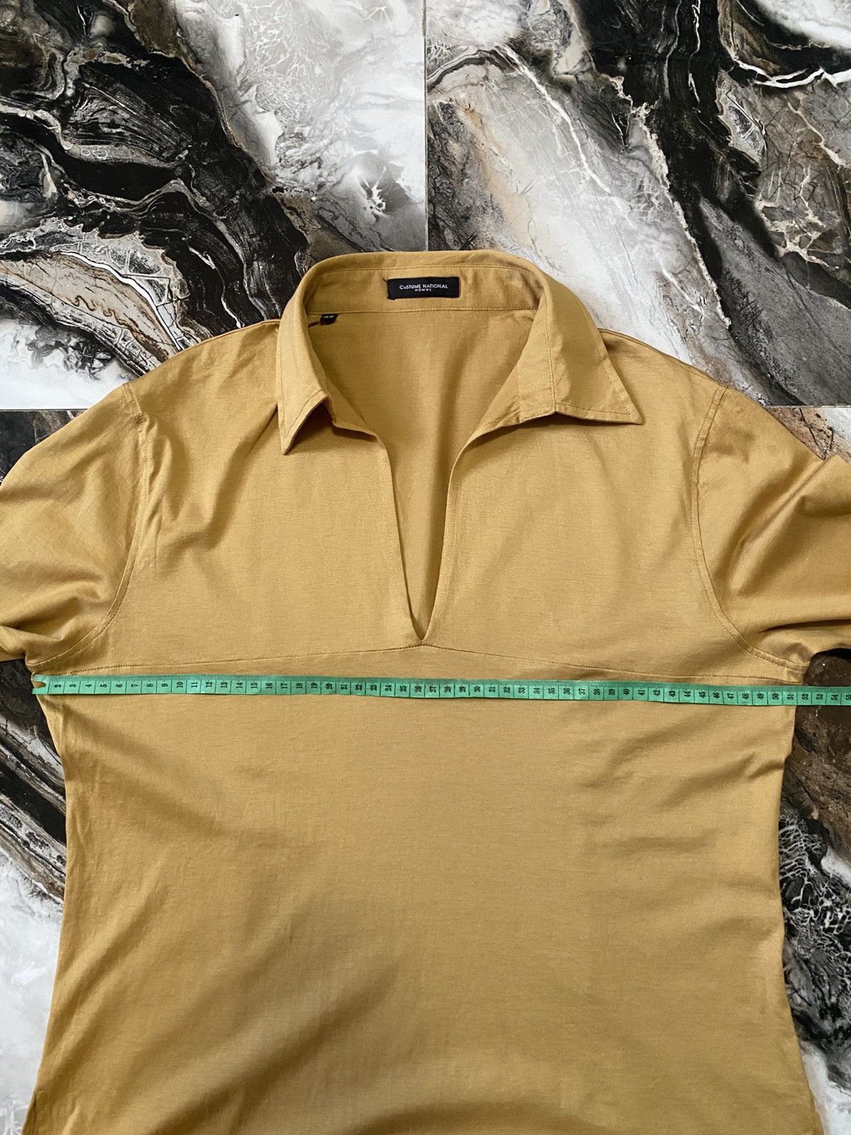 Costume National COSTUME NATIONAL HOMME SPLIT VNECK UNISEX SHIRT Size US M / EU 48-50 / 2 - 10 Thumbnail