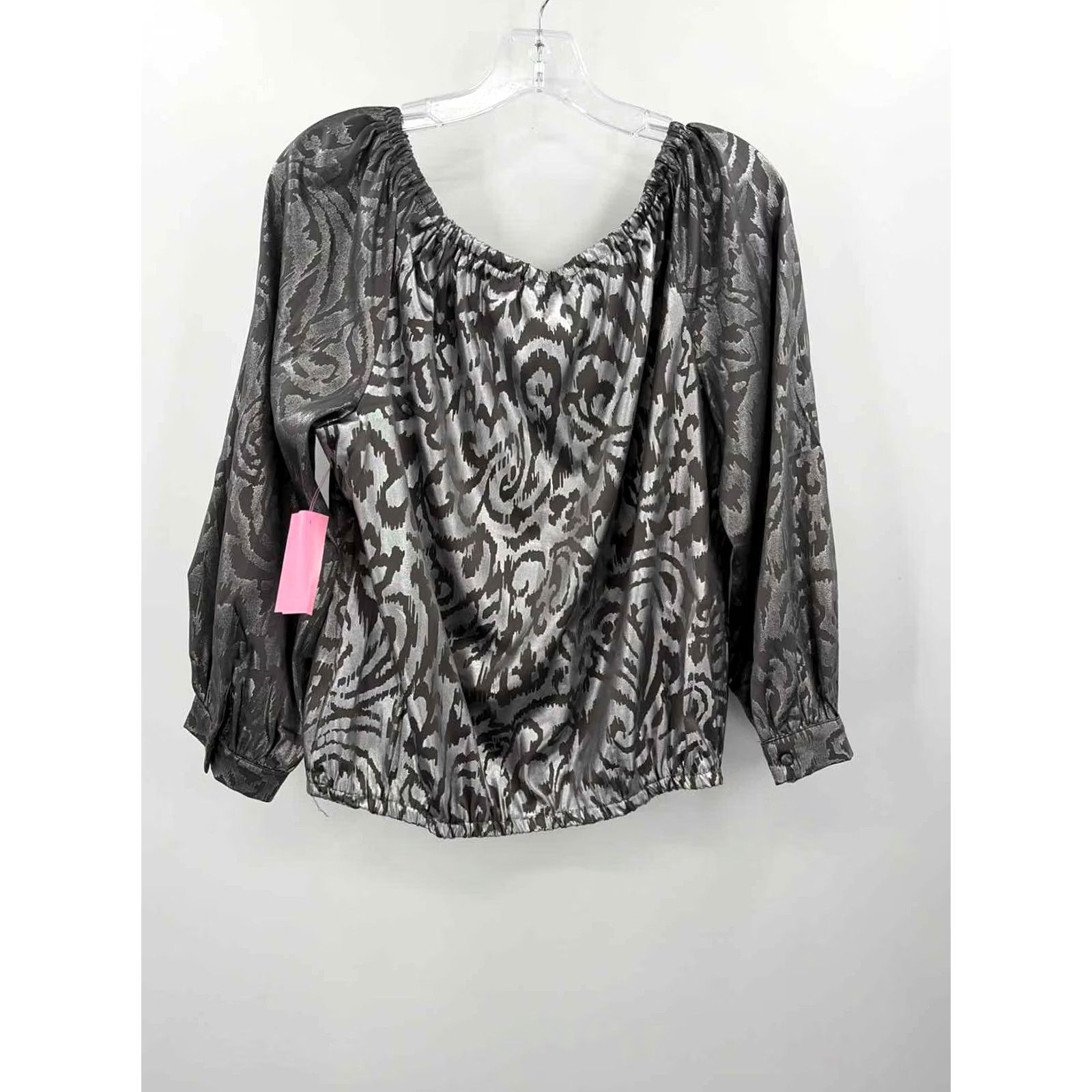 Vintage CeCe Grey Blouse Large CeCe Grey Blouse Large Regular XS? Size L / US 10 / IT 46 - 3 Thumbnail