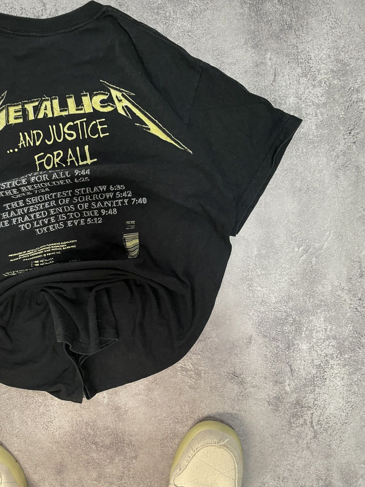 Band Tees Vtg Metallica …And Justice for All Pushead Graphic Tee Size US M / EU 48-50 / 2 - 9 Thumbnail