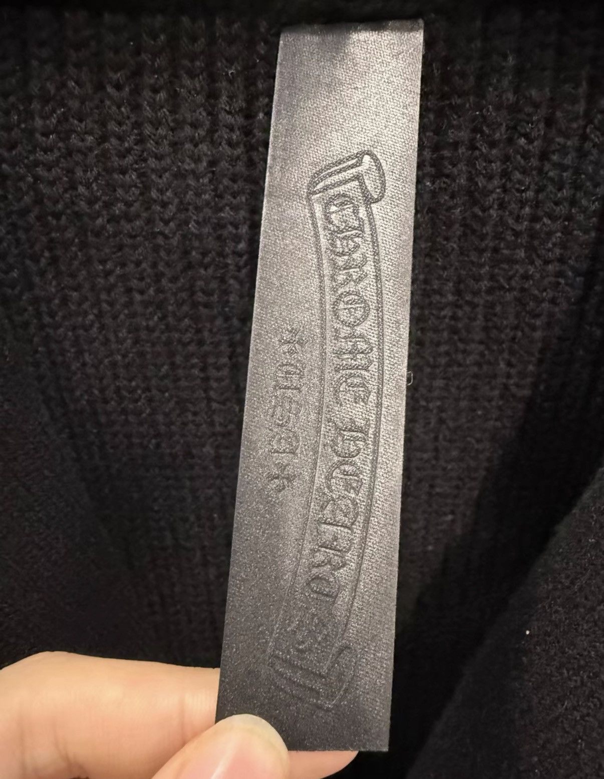 Chrome Hearts Cashmere triple cross patch cardigan Size US L / EU 52-54 / 3 - 3 Thumbnail
