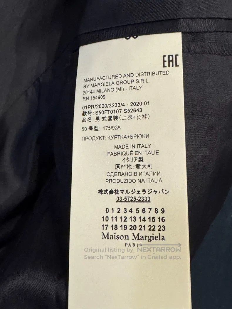 Maison Margiela Maison Margiela Suit jacket Size 50R - 3 Thumbnail