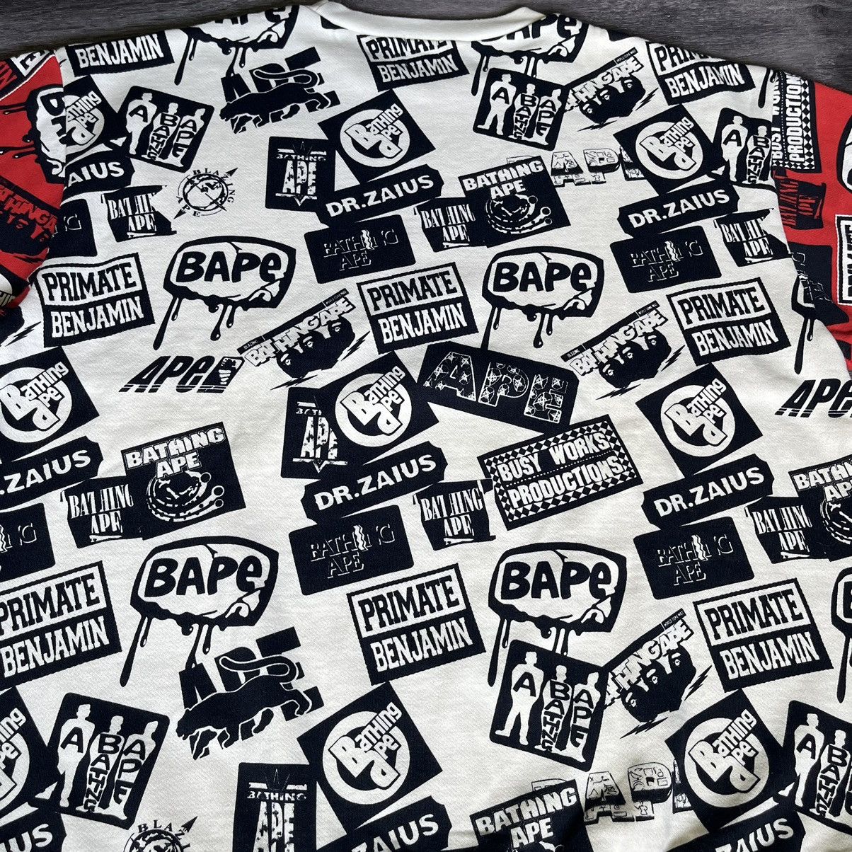 Bape Rare OG A Bathing Ape Bape Dr Zaius All Over Print Crewneck Size US XL / EU 56 / 4 - 11 Thumbnail