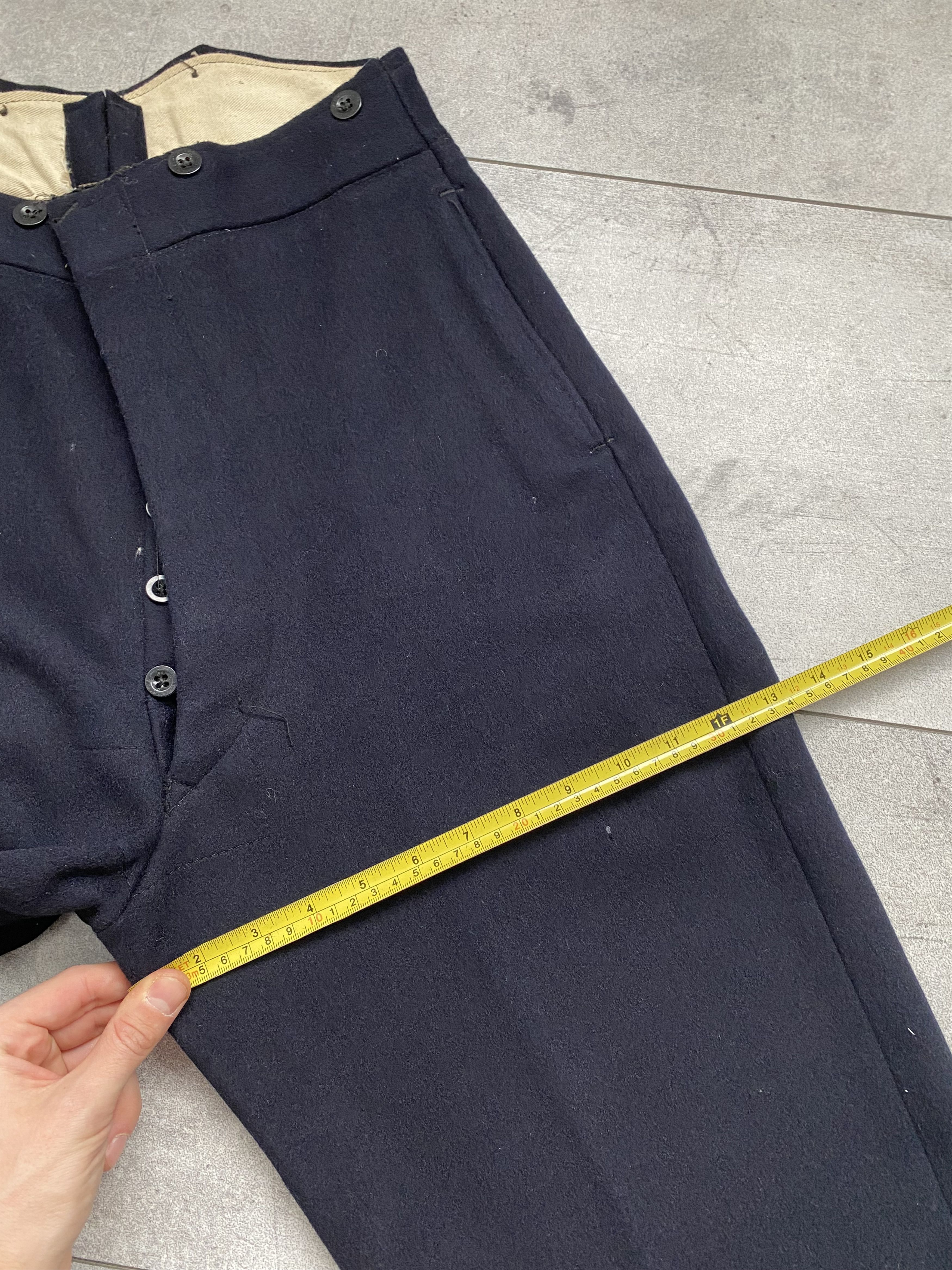 Vintage Vintage 1940s WW2 British Army Battledress Serge Wool Pants Size US 36 / EU 52 - 18 Thumbnail