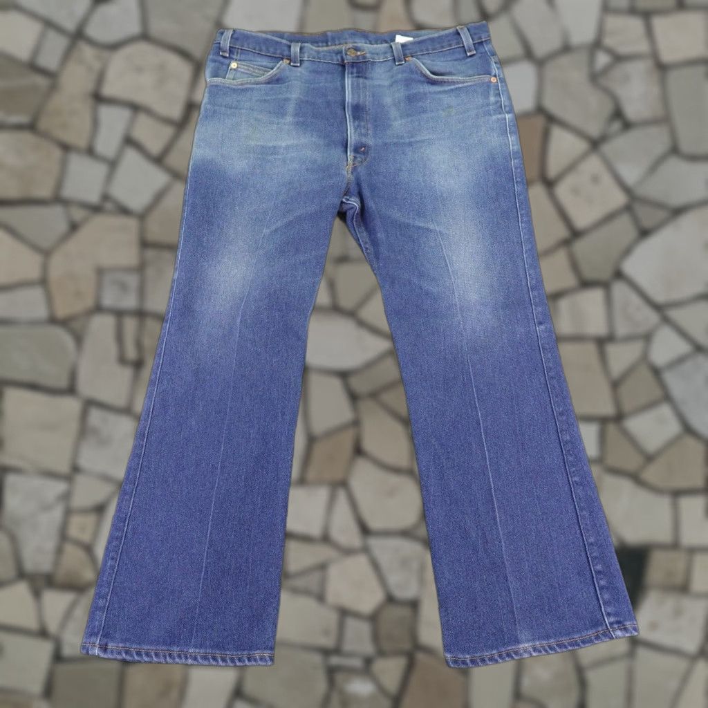 VINTAGE Levi's Jeans Mens 40x30 Blue Denim 517 Bootcut Faded 90s Levis 500 Series Denim Blue Mens 40x30 90s Jeans Bootscut