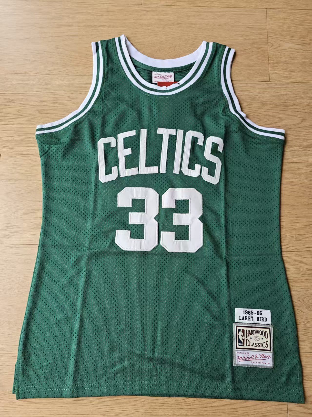 NBA 1985 86 Boston Celtics #33 Larry Bird Jersey Size US XL / EU 56 / 4 - 2 Thumbnail