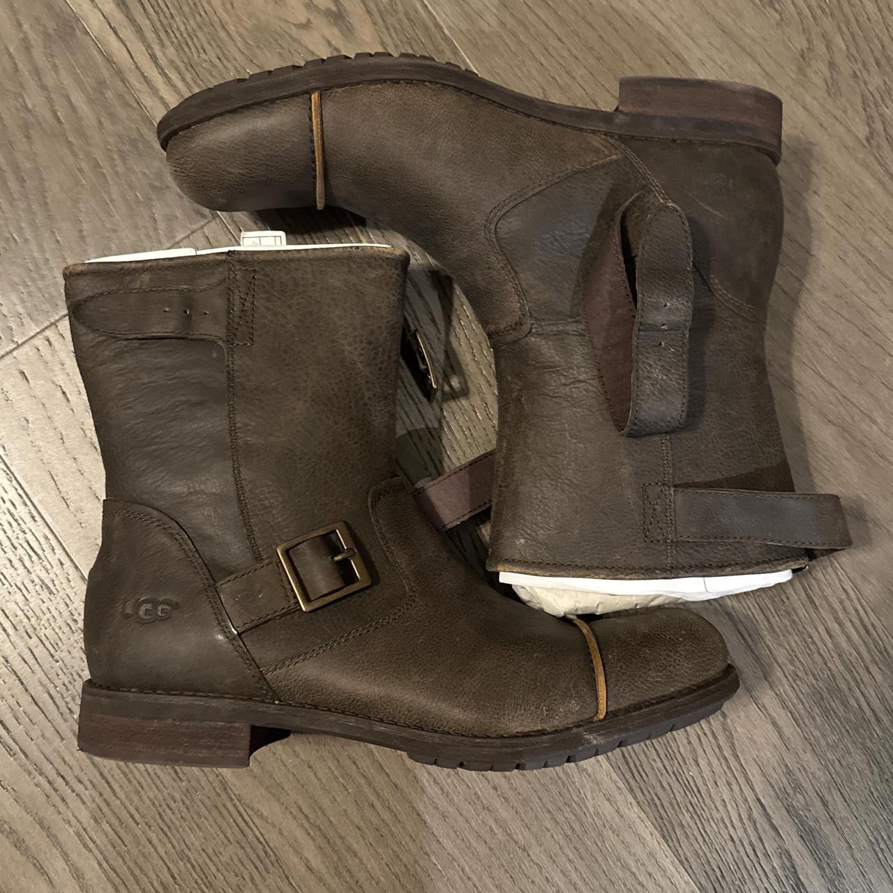 Ugg UGG Men's Lancing boots in brown leather | New Authentic Size US 11 / EU 44 - 1 Thumbnail