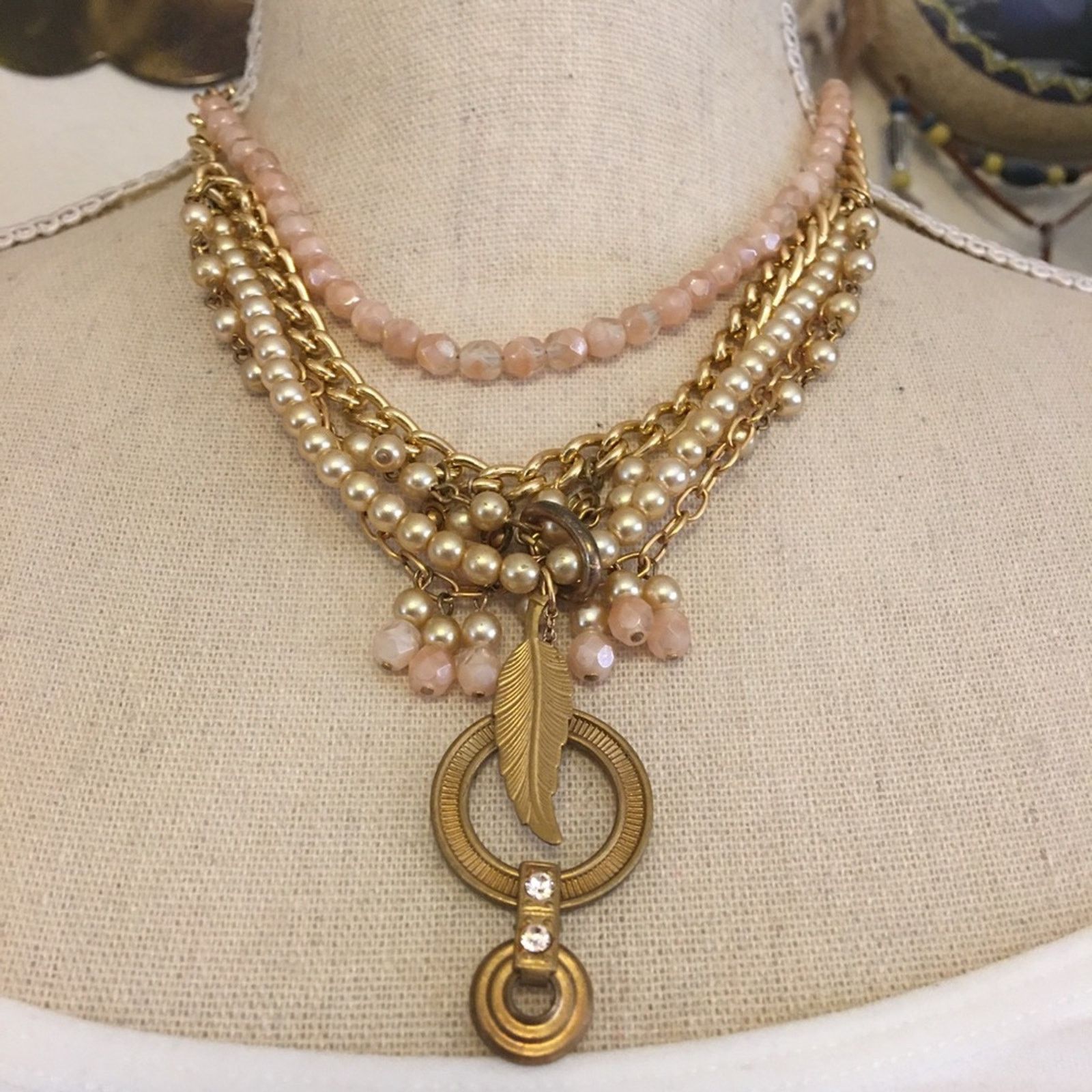 Jewelry Vintage Belladonna layered bead chain necklace Size ONE SIZE - 1 Thumbnail