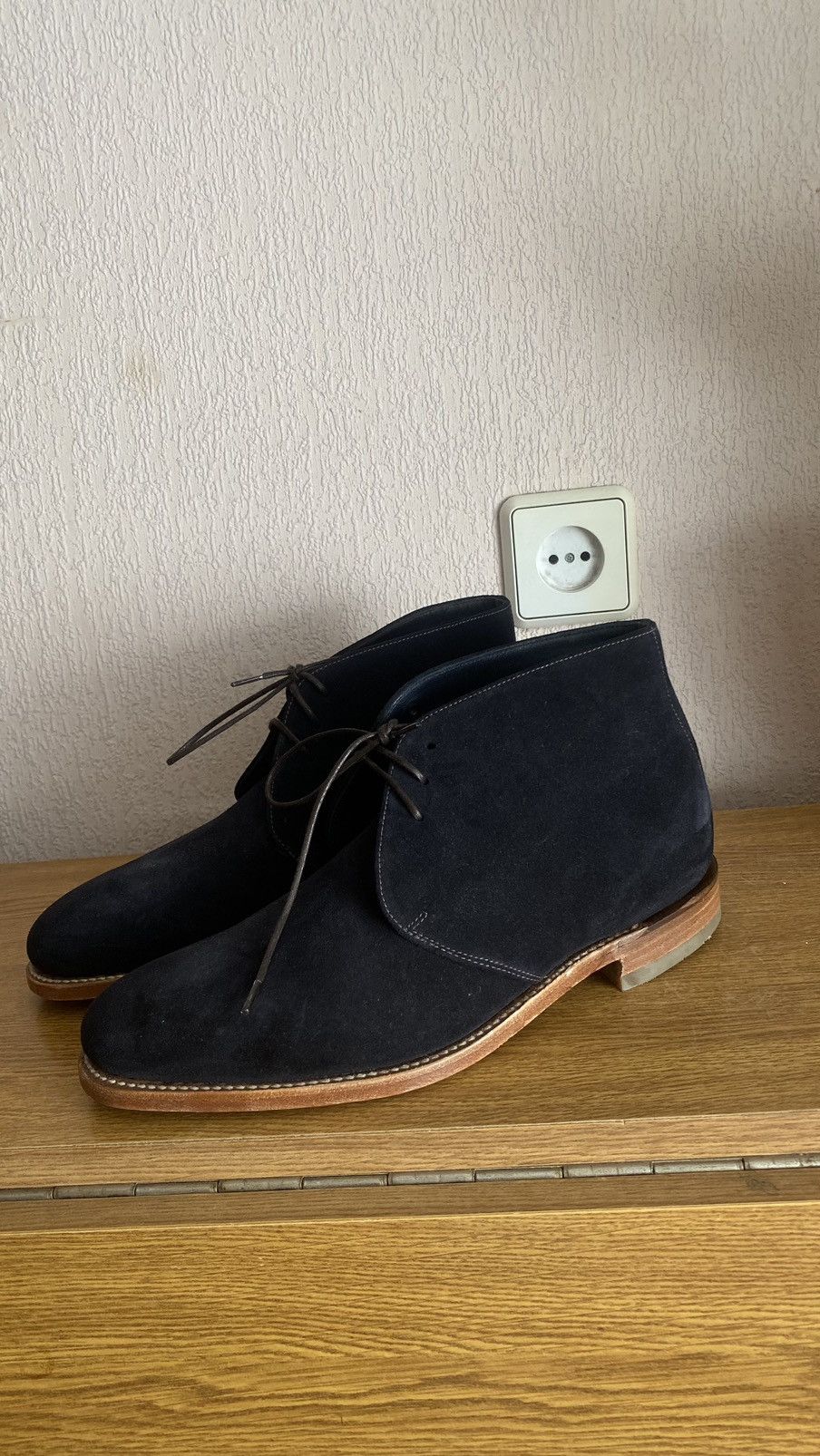 Loake Loake blue suede boots size UK 6,5 made in England Size US 7.5 / EU 40-41 - 1 Thumbnail