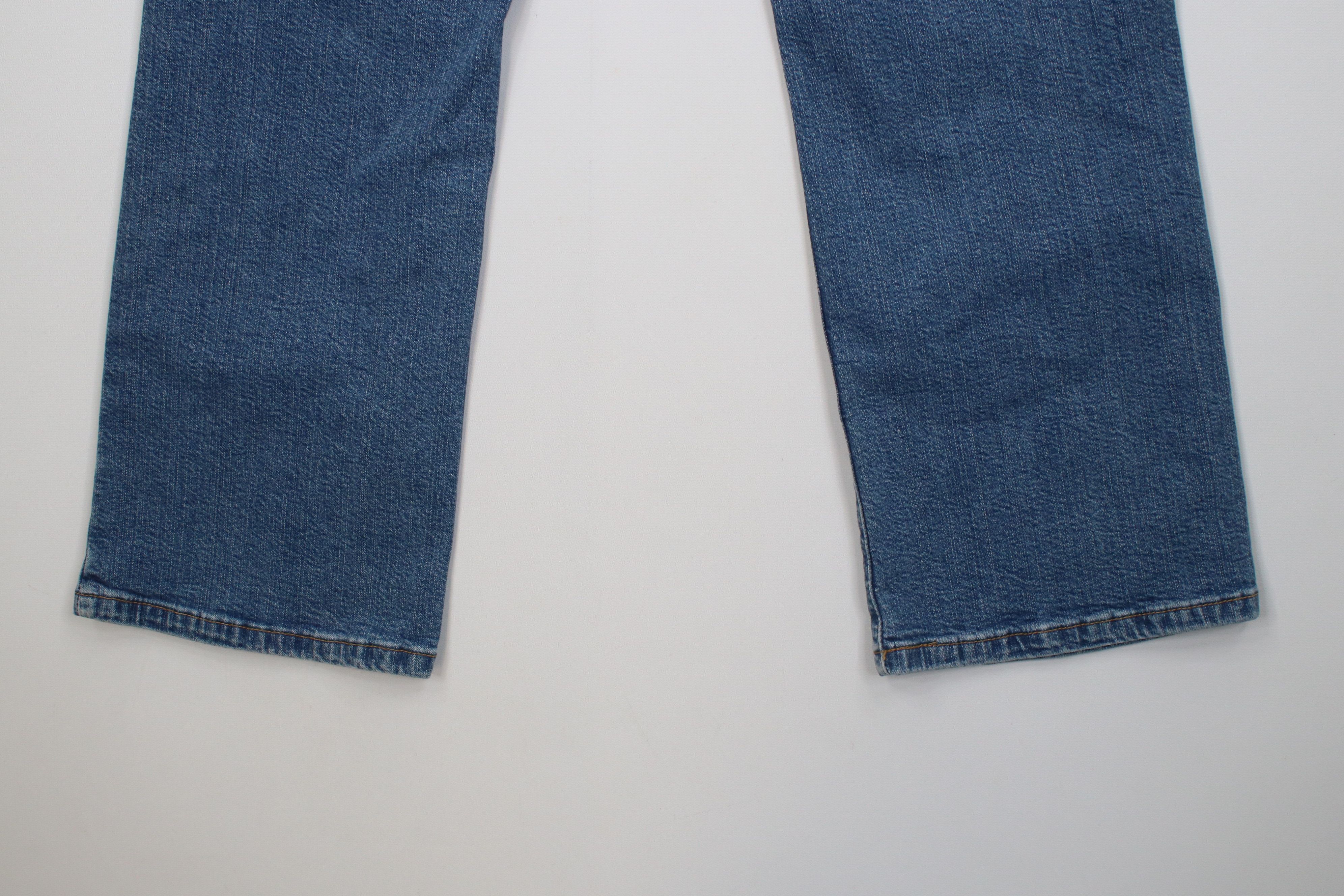 Levi's Vintage Y2K Levis 550 Boot Cut Flared Denim Jeans Stretch Size 32" / US 10 / IT 46 - 12 Thumbnail
