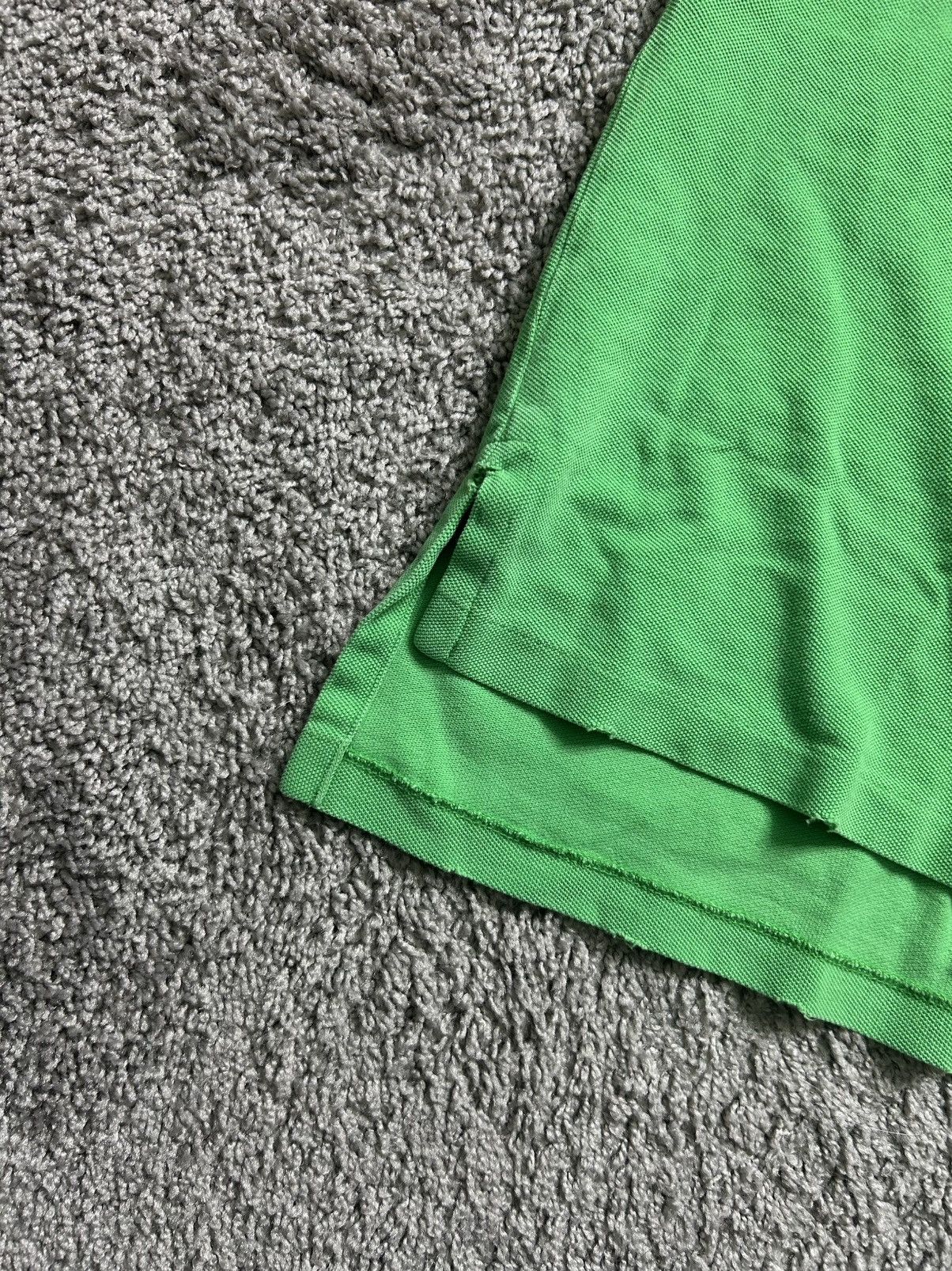 Polo Ralph Lauren Vintage 80s Polo Ralph Lauren Striped Green Yellow Distress Size US L / EU 52-54 / 3 - 4 Thumbnail