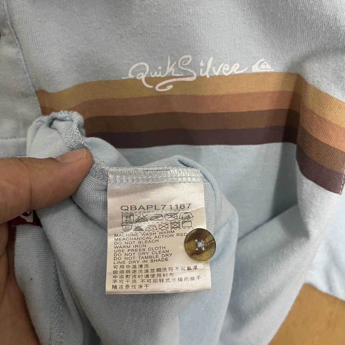 Quicksilver Quiksilver Big Logo Shirts Size US M / EU 48-50 / 2 - 9 Thumbnail
