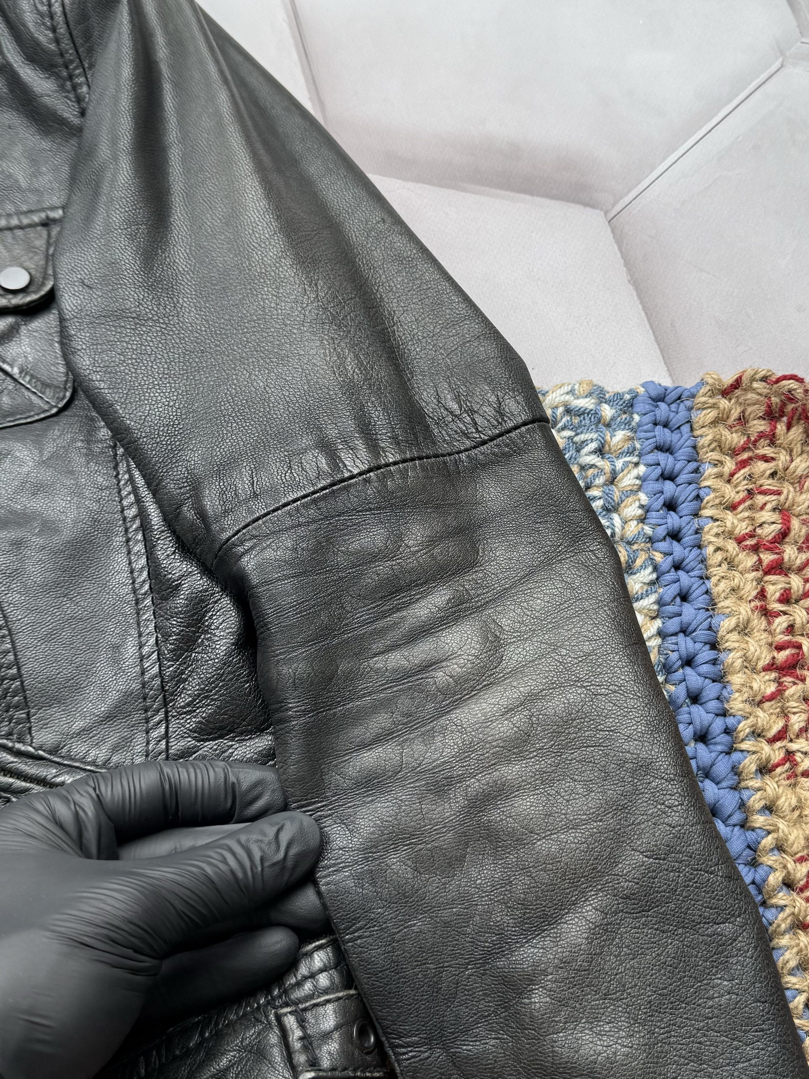 Vintage Vintage Cropped Leather Jacket Size M / US 6-8 / IT 42-44 - 4 Thumbnail