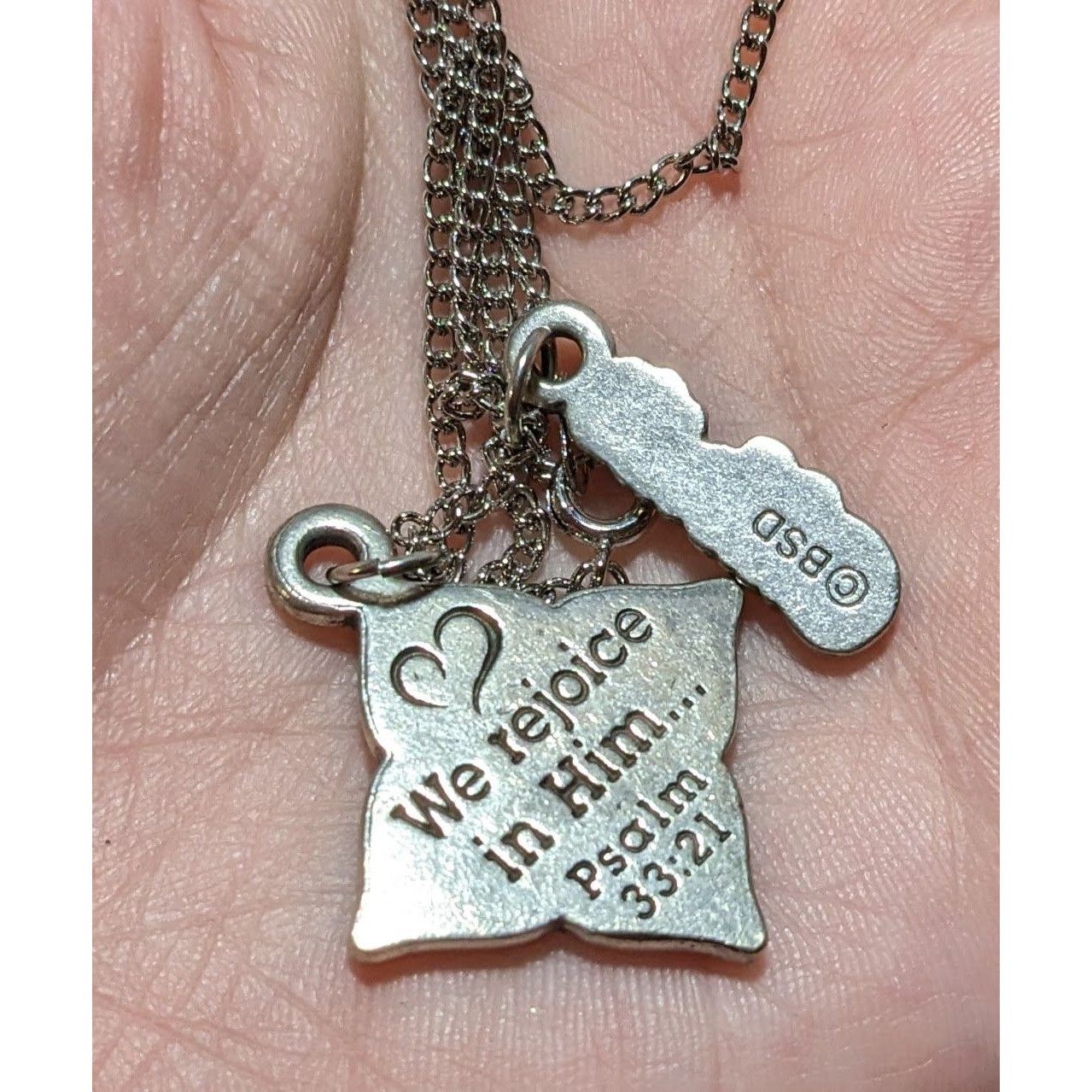 Other Religious Celebrate Engraved Pendant Necklace Size ONE SIZE - 9 Thumbnail