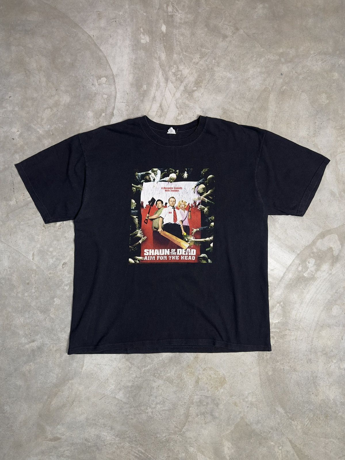 Vintage Vintage Shaun of the Dead Movie T-Shirt Size US XL / EU 56 / 4 - 1 Thumbnail