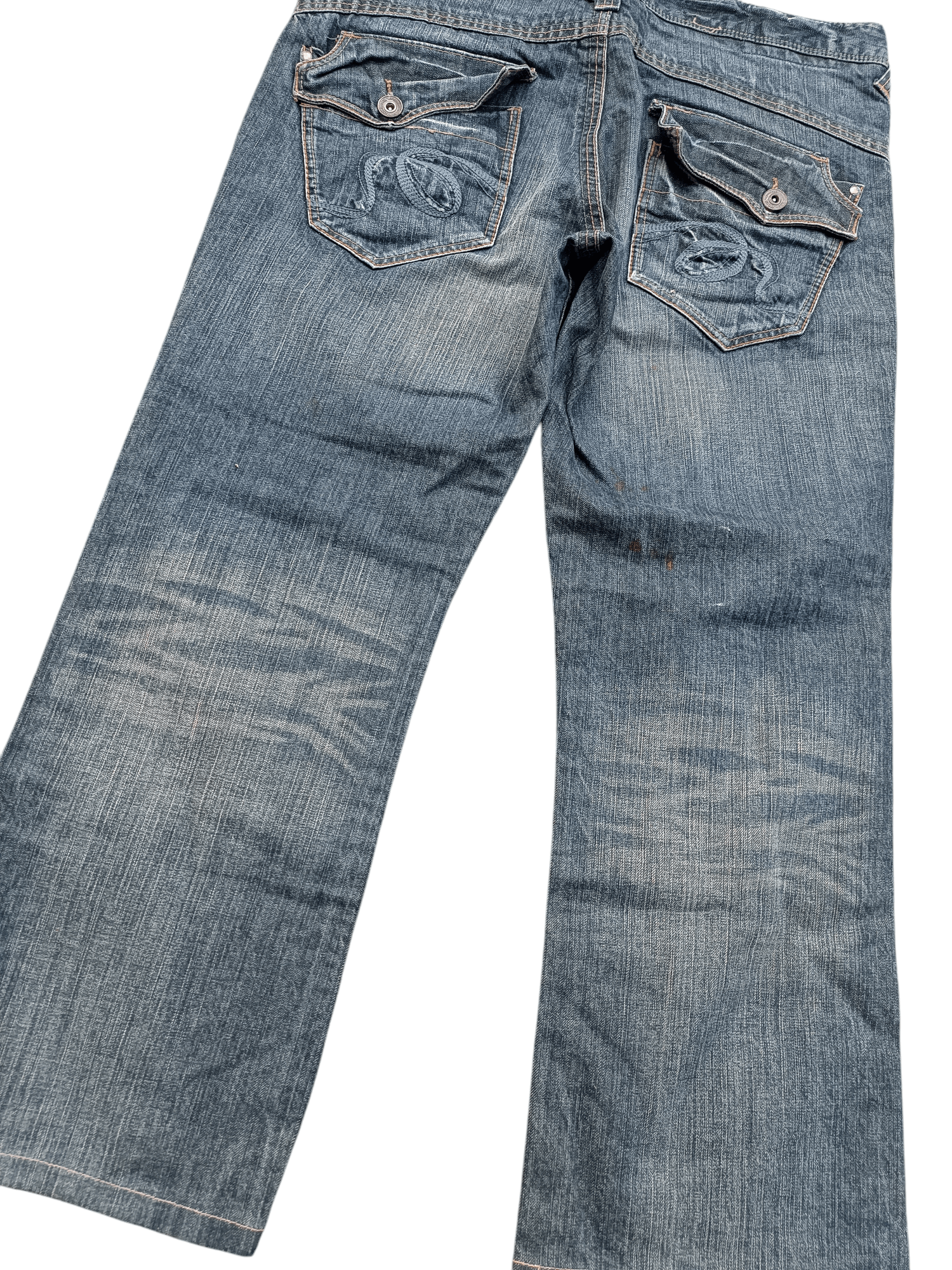 Japanese Brand Japanese Brand Rush Hour Whiskers Faded Jeans Size US 38 / EU 54 - 9 Thumbnail