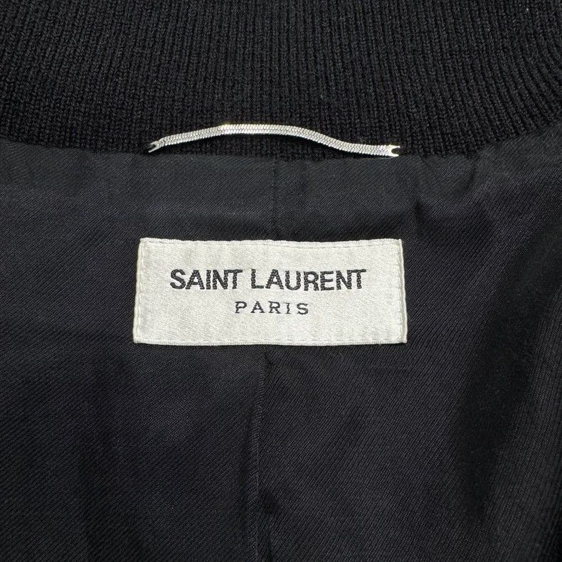 Saint Laurent Paris Saint Laurent Paris Black and white patchwork Teddy jacket Size US XL / EU 56 / 4 - 2 Thumbnail