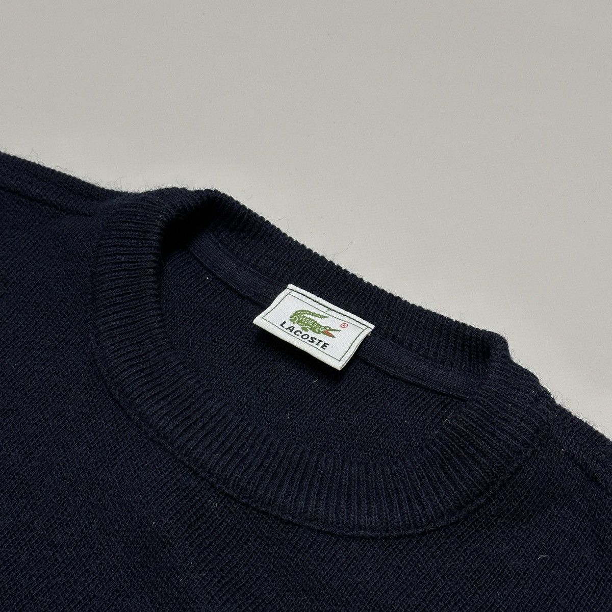 Lacoste Vintage Wool Lacoste Sweater logo Size US XXL / EU 58 / 5 - 4 Thumbnail
