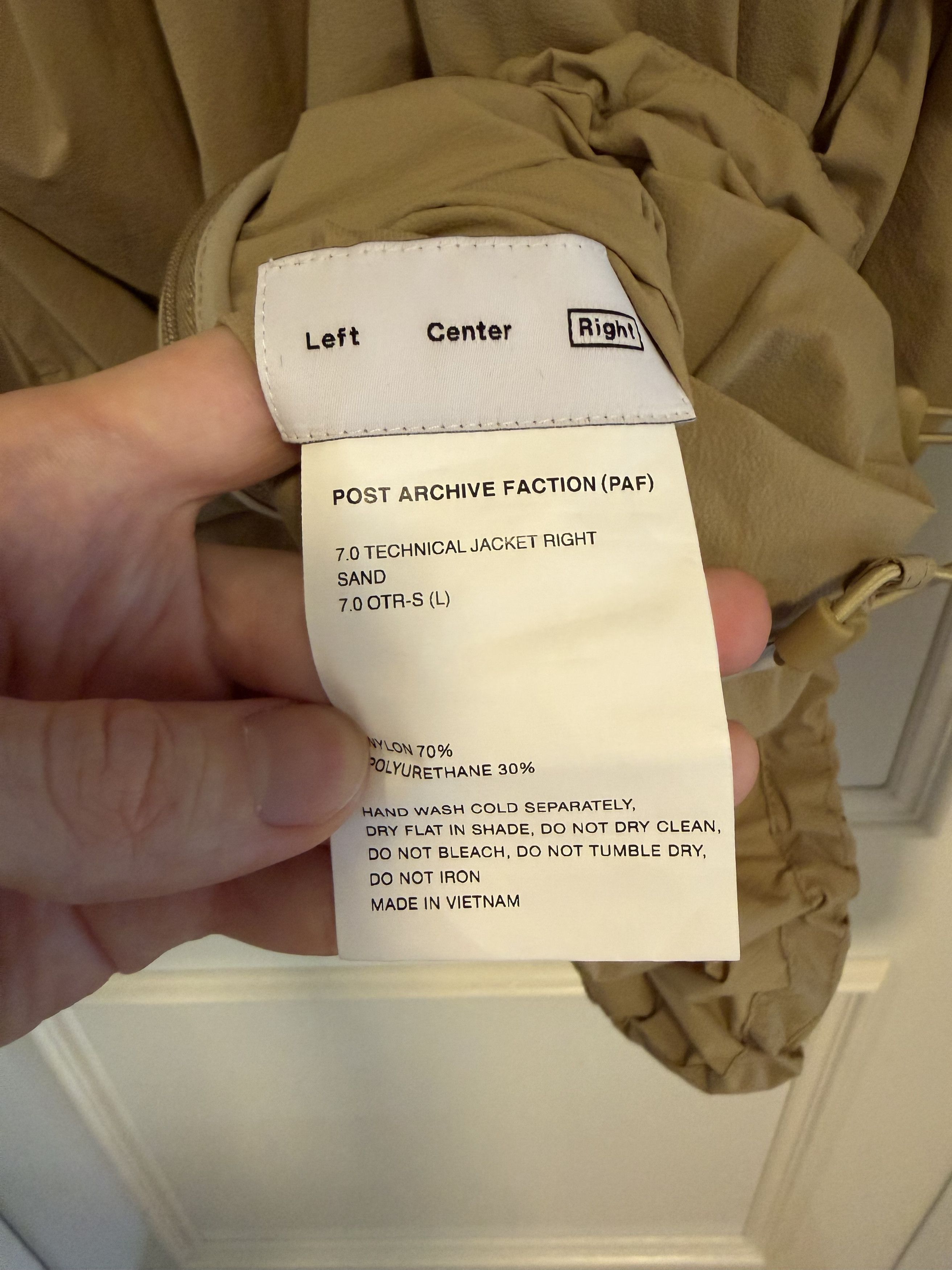 POST ARCHIVE FACTION (PAF) 7.0 Technical Jacket Right Size US L / EU 52-54 / 3 - 7 Thumbnail