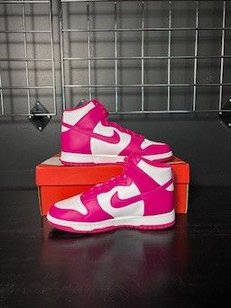 Nike Nike Dunk High (WMNS) "Pink Prime" Size US 8 / IT 38 - 2 Thumbnail