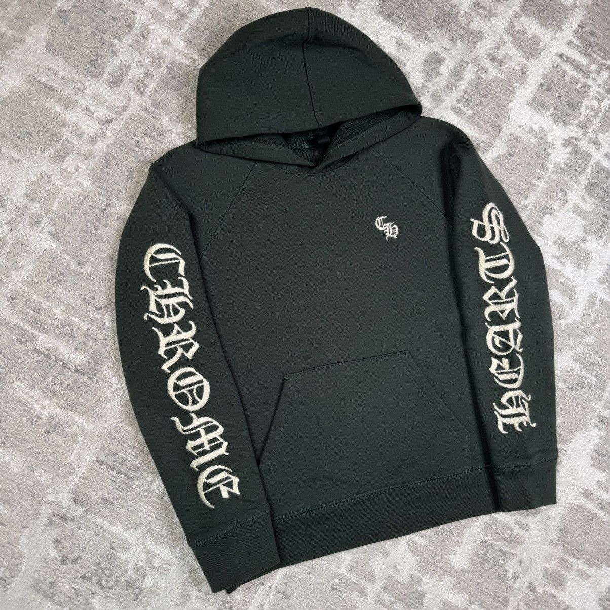 Chrome Hearts Slo ride embroidered sleeve pullover hoodie Size US S / EU 44-46 / 1 - 1 Thumbnail