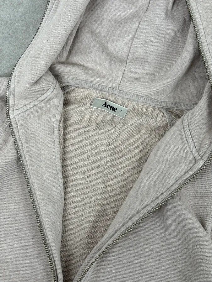 Acne Studios SS2011 Acne Studios Beige Full-Zip Hoodie Size US L / EU 52-54 / 3 - 9 Thumbnail