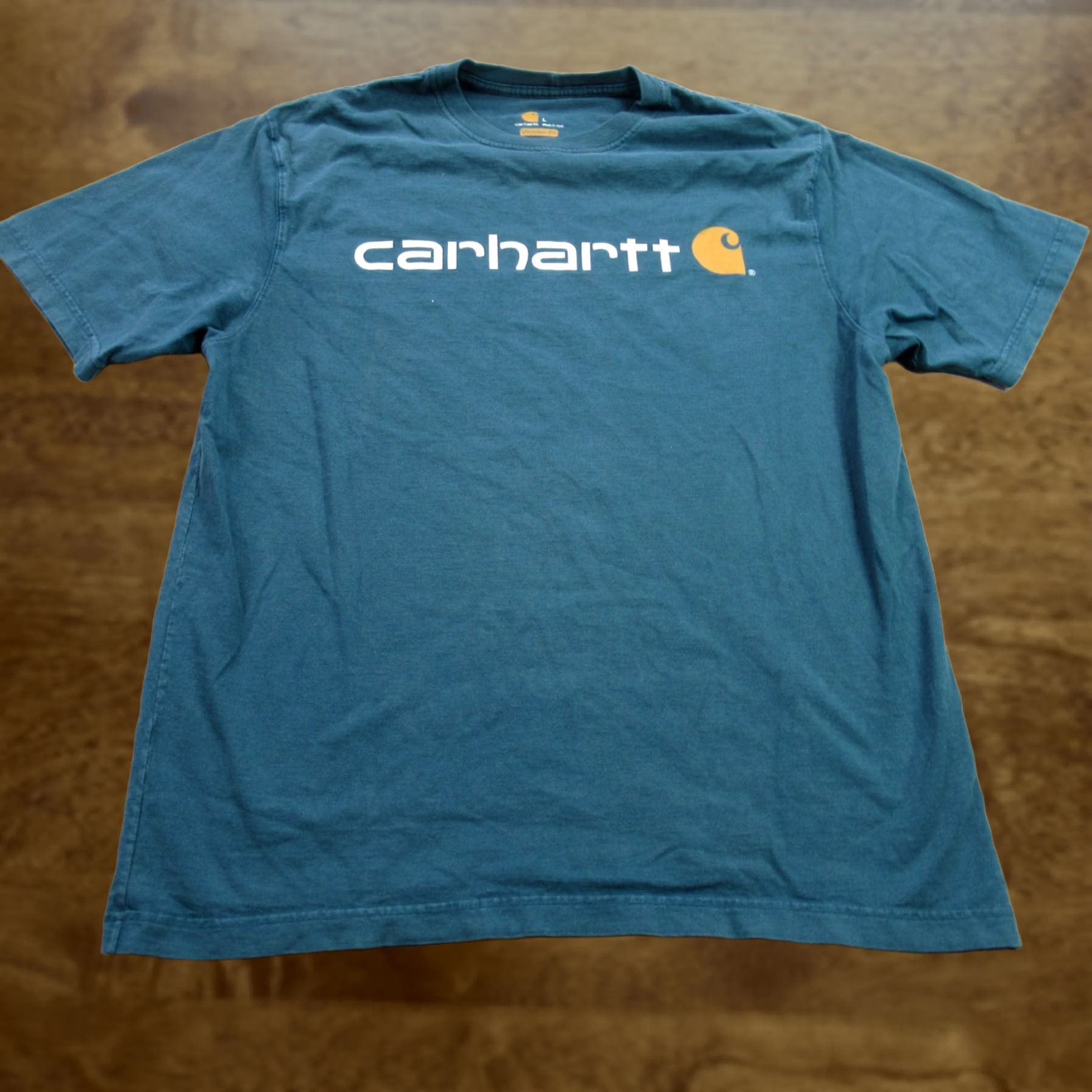 Carhartt Carhartt Mens Shirt Large Short Sleeve Crew Neck Blue Casual Lightweight Shirt Mens L Blue Carhartt Size US L / EU 52-54 / 3 - 1 Thumbnail