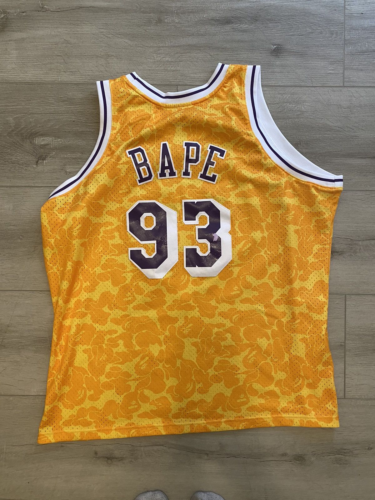 Lakers x Bape Jersey - 2XL popular