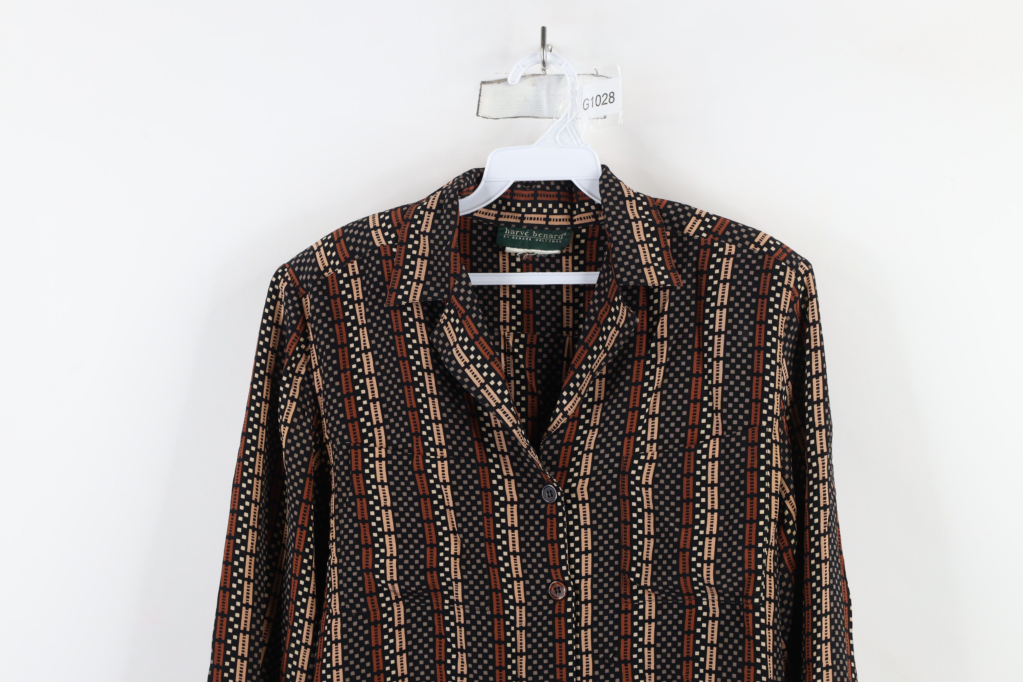 Vintage Vintage 90s Streetwear Checkered Collared Button Shirt Size L / US 10 / IT 46 - 2 Thumbnail