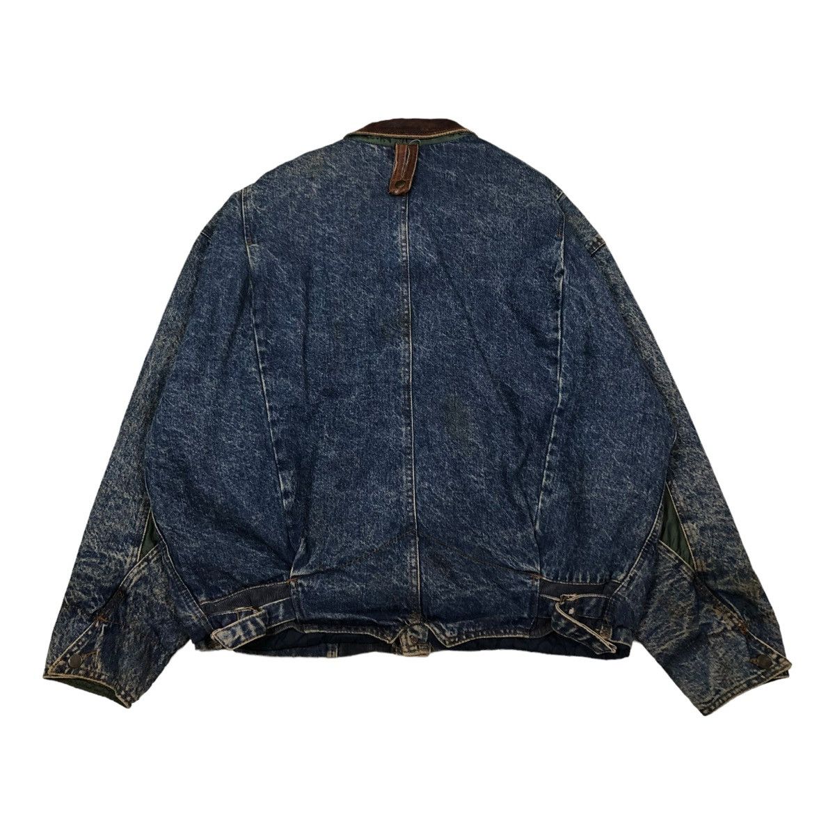 Japanese Brand 🔥VINTAGE BIKER LEATHER JACKET NUOVA FORMULA DAVID PEYSEP Size US L / EU 52-54 / 3 - 2 Thumbnail