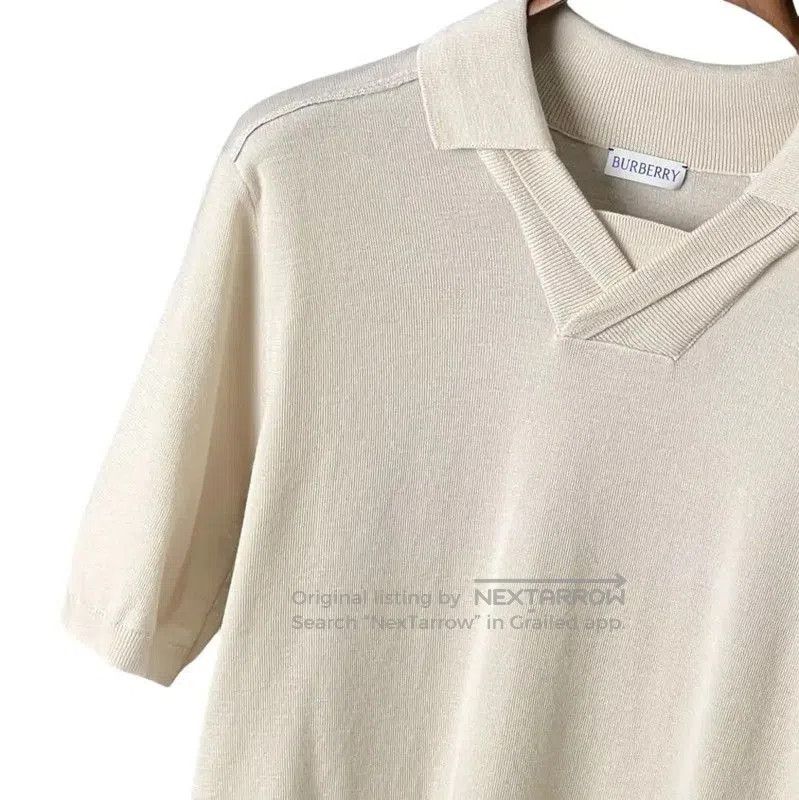 Burberry Burberry Summer White Wool Short Sleeve Polo. Size US S / EU 44-46 / 1 - 5 Thumbnail