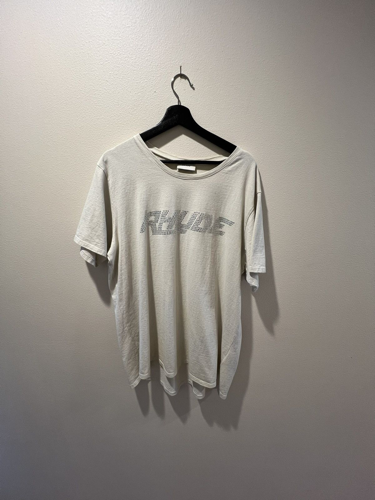 Rhude RHUDE - SWAROVSKI RHINESTONE TEE Size US XL / EU 56 / 4 - 2 Thumbnail