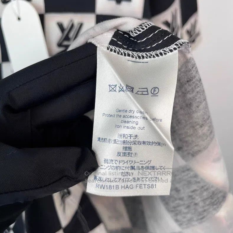 Louis Vuitton Louis Vuitton Black and white checkerboard short sleeve T- Size US S / EU 44-46 / 1 - 6 Thumbnail