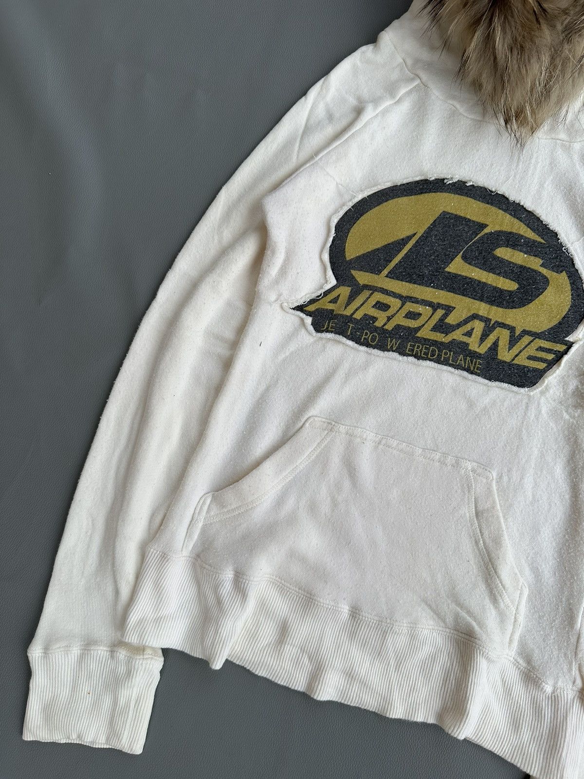 20471120 DISTRESSED AIRPLANE FUR HOODIE IFSIXWASNINE LGB STYLE Size XXS / US 00 / IT 34 - 5 Thumbnail
