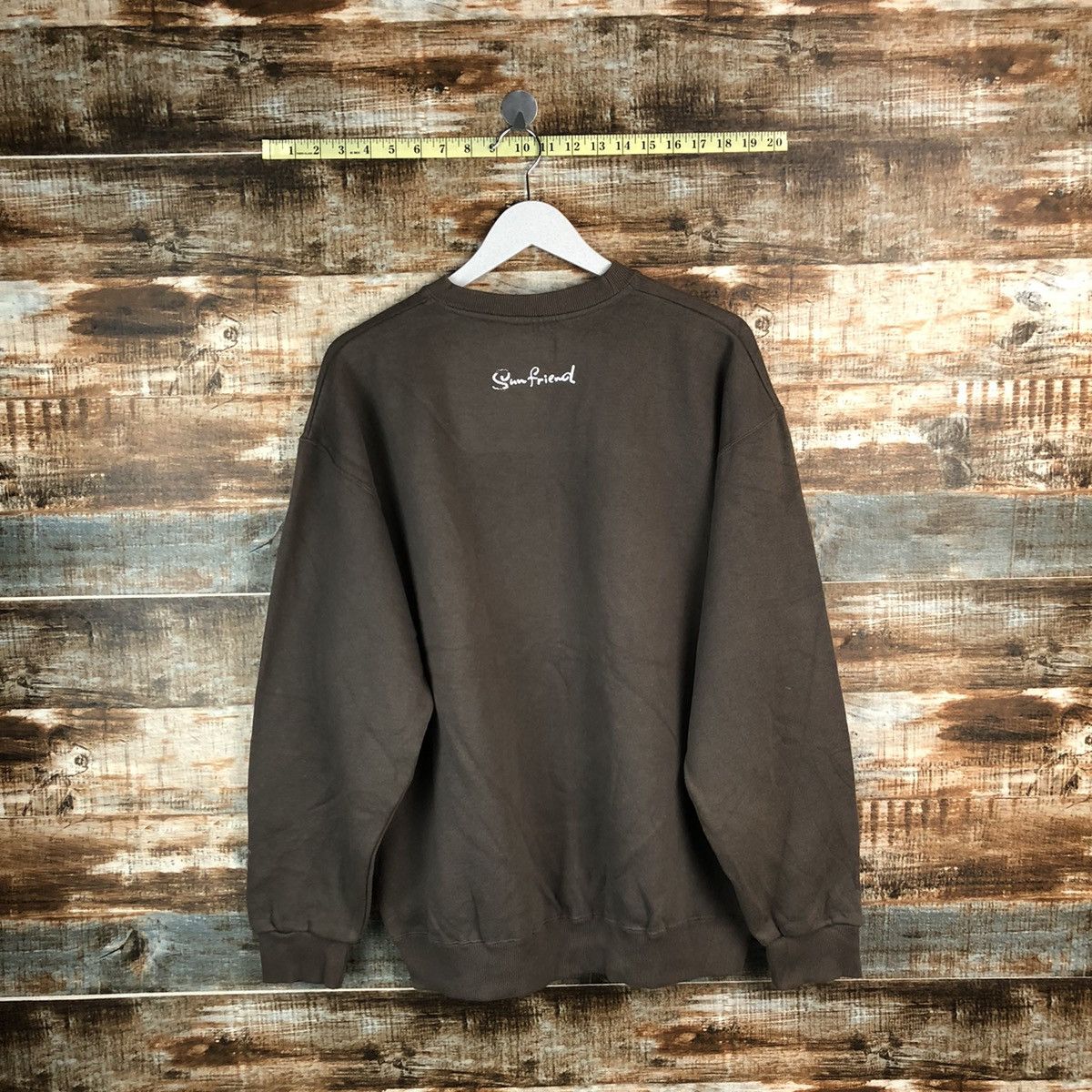 Japanese Brand Sun Friend vintage Brown Sweatshirt #A1533 Size US L / EU 52-54 / 3 - 13 Thumbnail