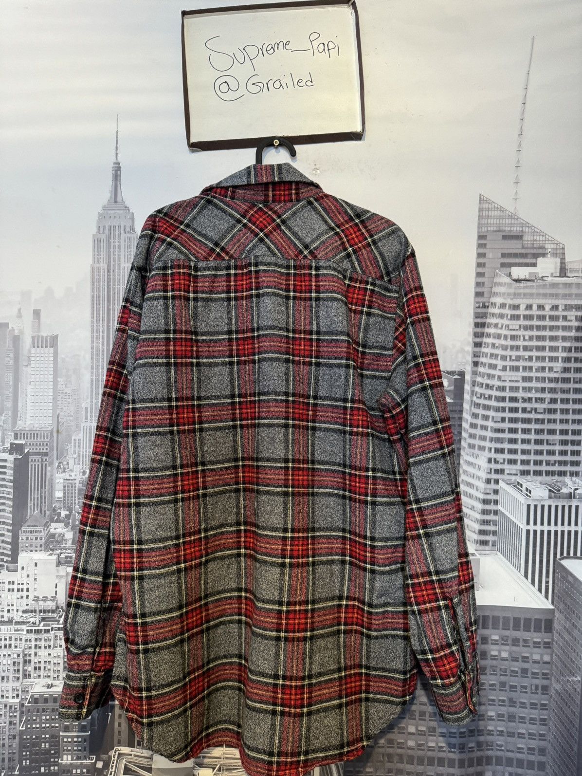 Fear of God 🔥FOG Fear of God Collection Two Flannel Grey SZ Med 16-17’ Size US M / EU 48-50 / 2 - 9 Thumbnail