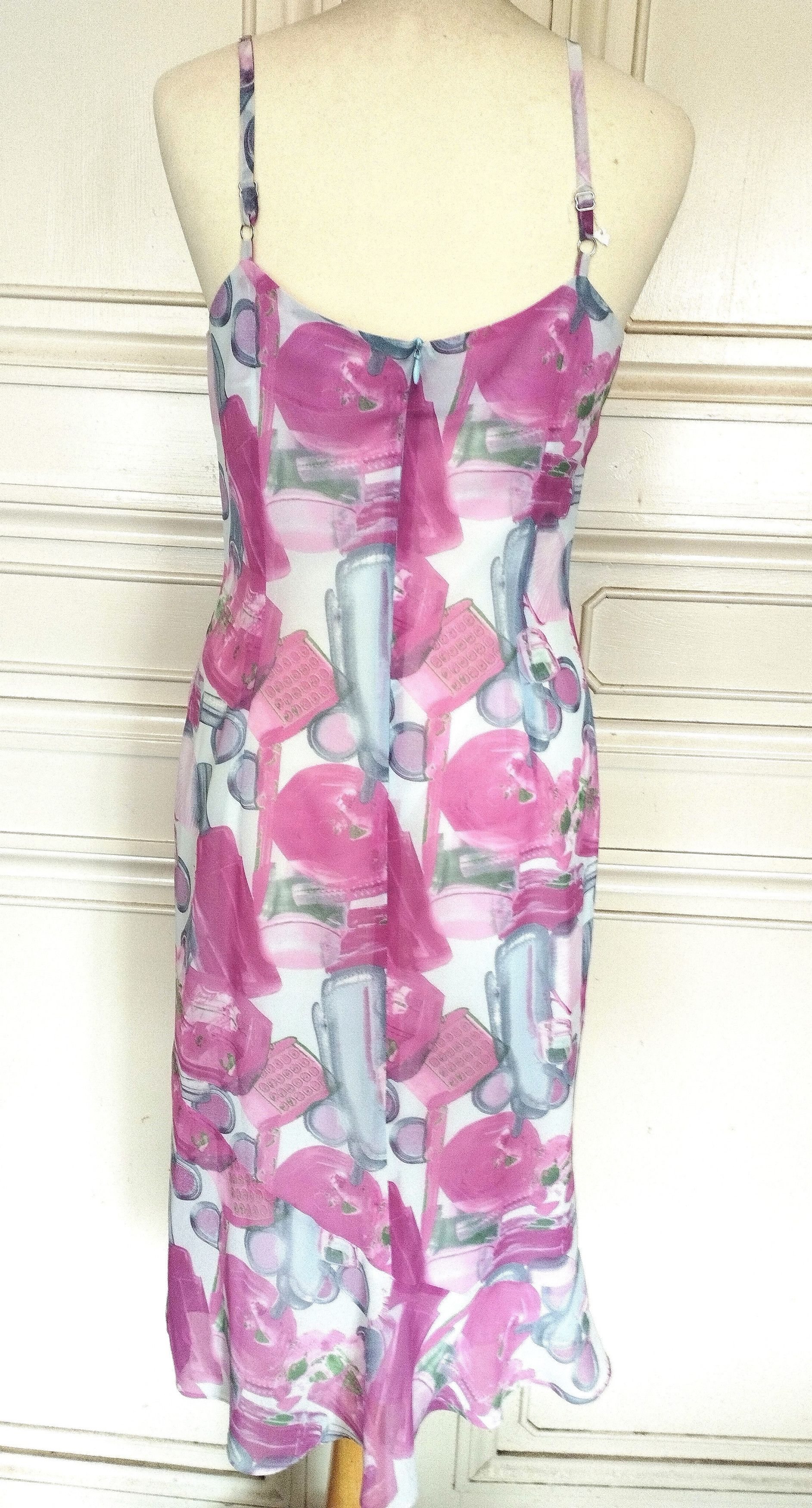 Designer Nathalie Chaize Créatrice Robe Cocktail T M Size M / US 6-8 / IT 42-44 - 4 Thumbnail