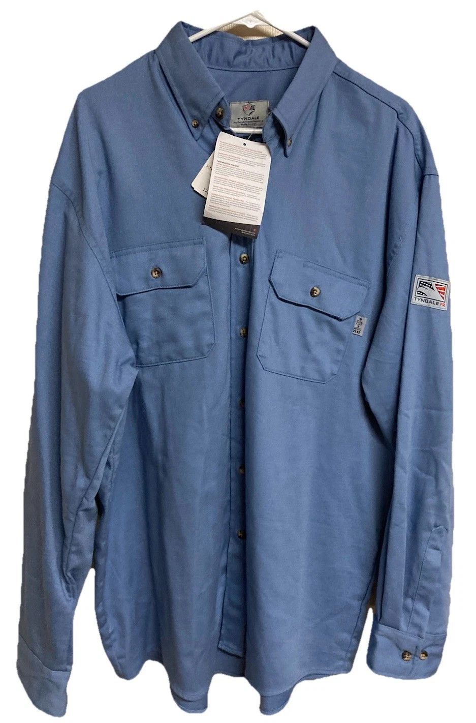 Other Tyndale FR Shirt CAT 2 NFPA 2112 K176T Blue Size XL NWT Size US XL / EU 56 / 4 - 1 Thumbnail