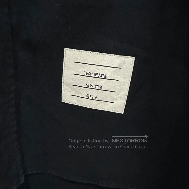 Thom Browne Thom Browne Blue and white shirt Size US XL / EU 56 / 4 - 3 Thumbnail