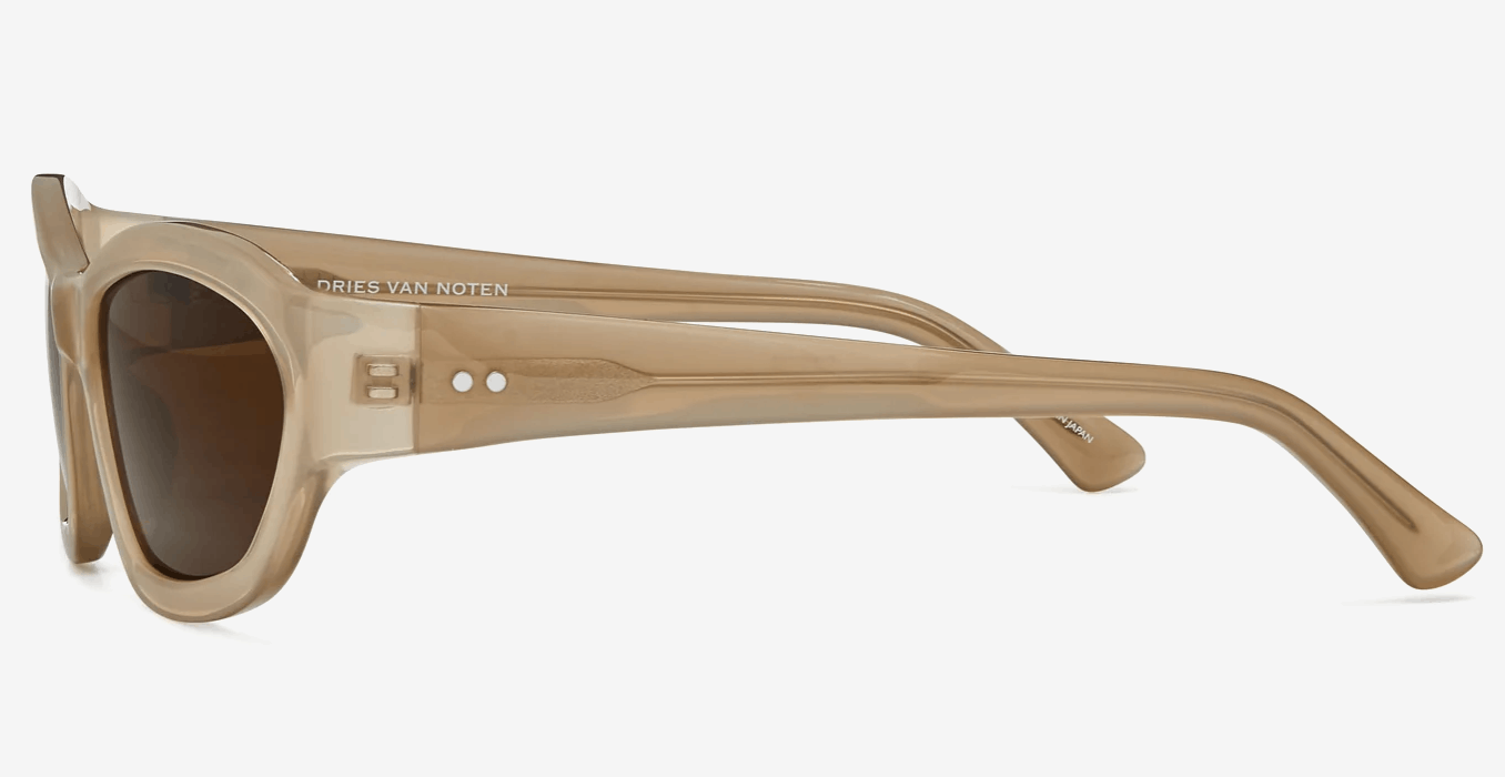 Dries Van Noten Dries Van Noten Taupe Sunglasses Acetate Size ONE SIZE - 2 Thumbnail