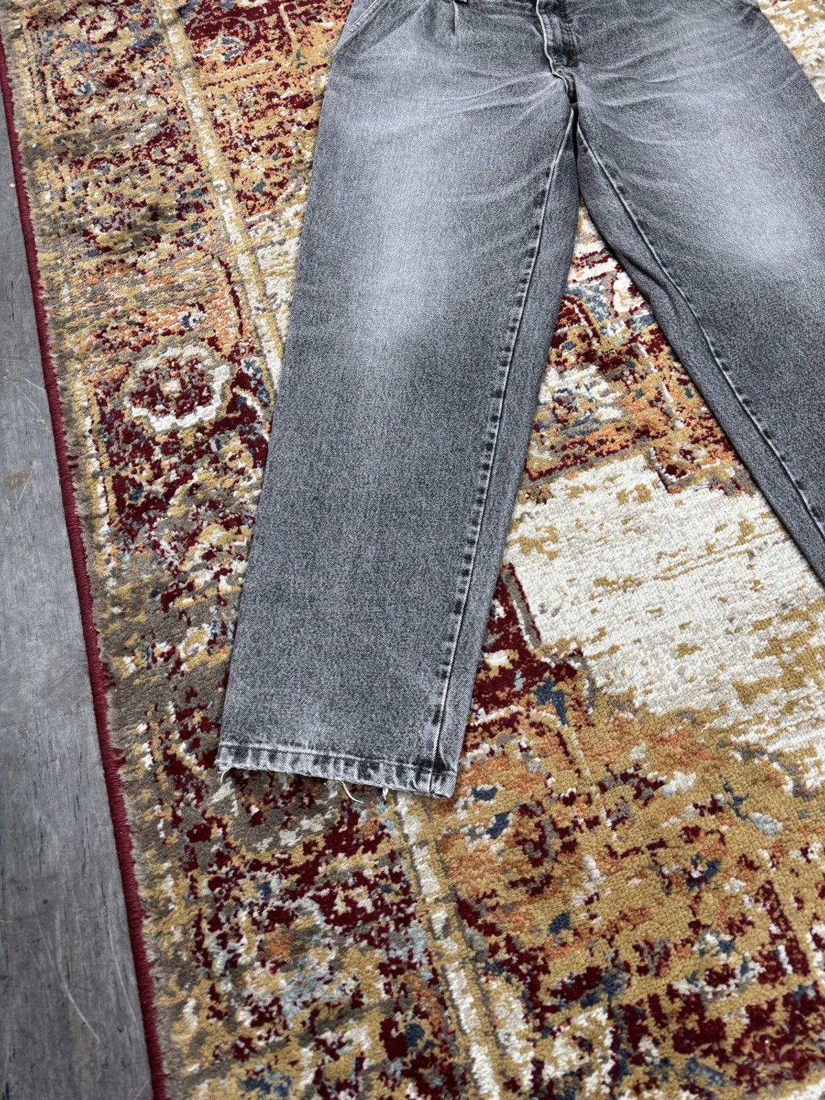 Other ᶠᵃⁿᶜʸᵍᵘʸ Vintage Baggy Washed Denim Jeans Wide leg Y2K Size US 33 - 6 Thumbnail
